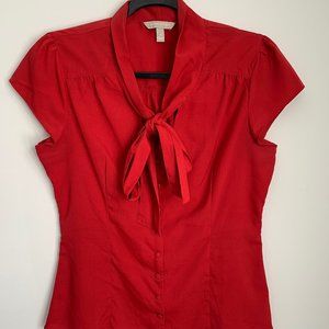 Banana Republic Short Sleeve Button Down Blouse